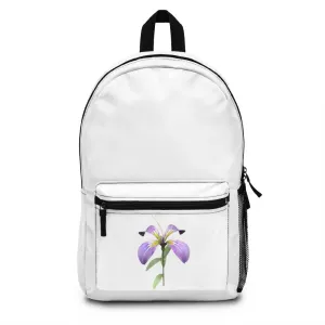 Purple Flower Backpack (Made in USA)