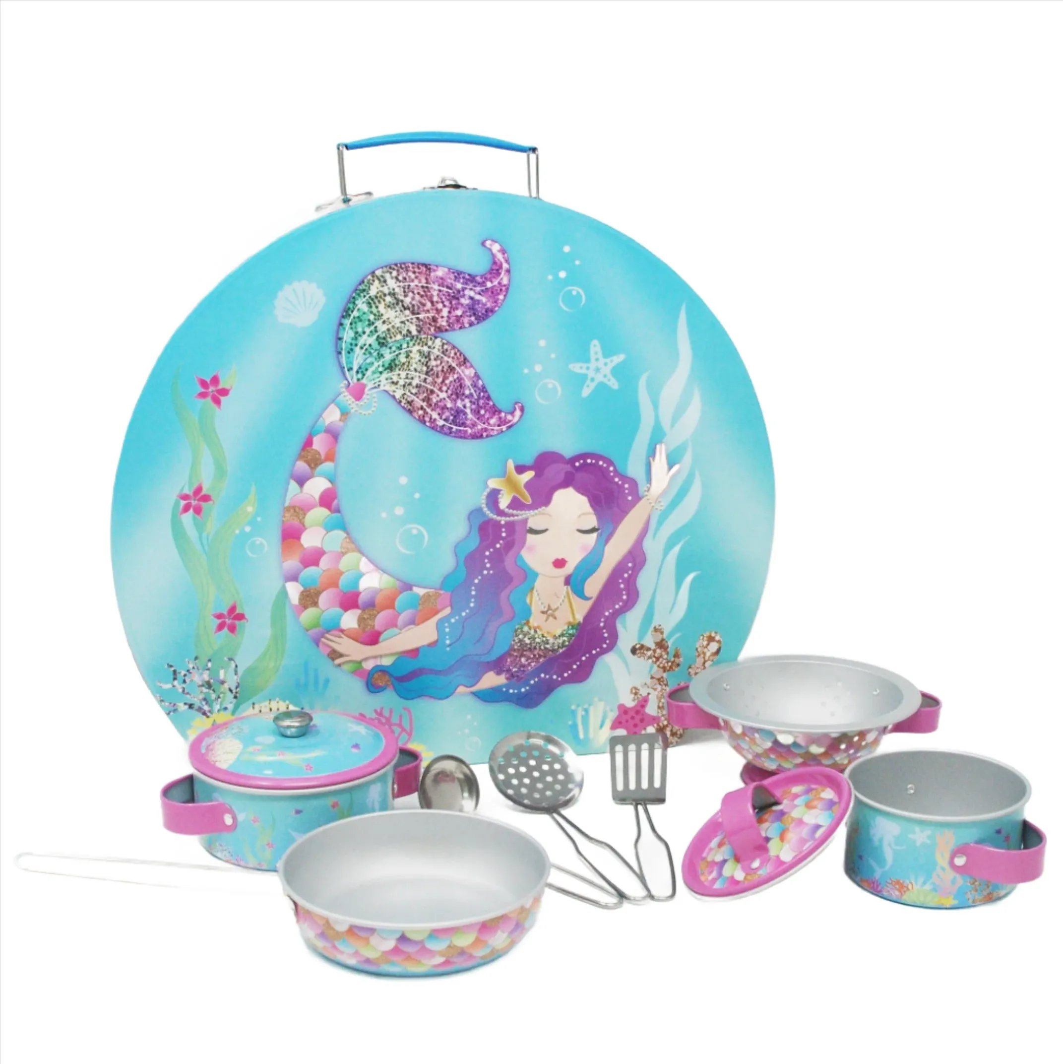 Rainbow Mermaid Cooking Set in Carry Case