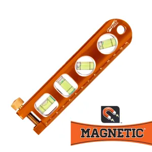 Savage TL041M 6" Magnetic Aluminum Torpedo Level