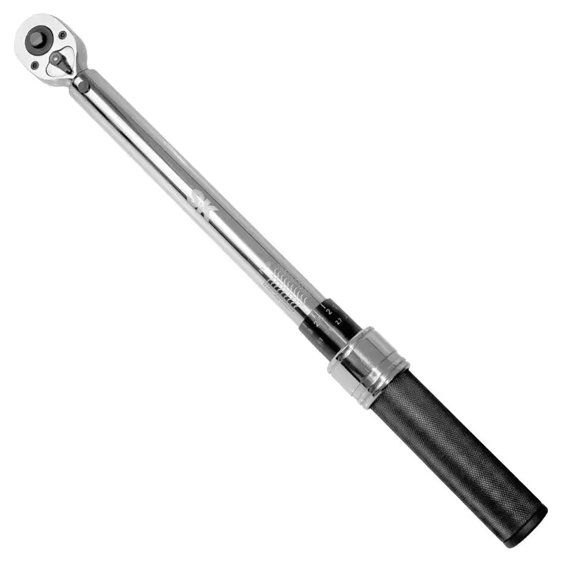 SK 77100 Micro Adj Torque Wrench w/ Case (3/8" Dr, 10-100 ft/lbs)