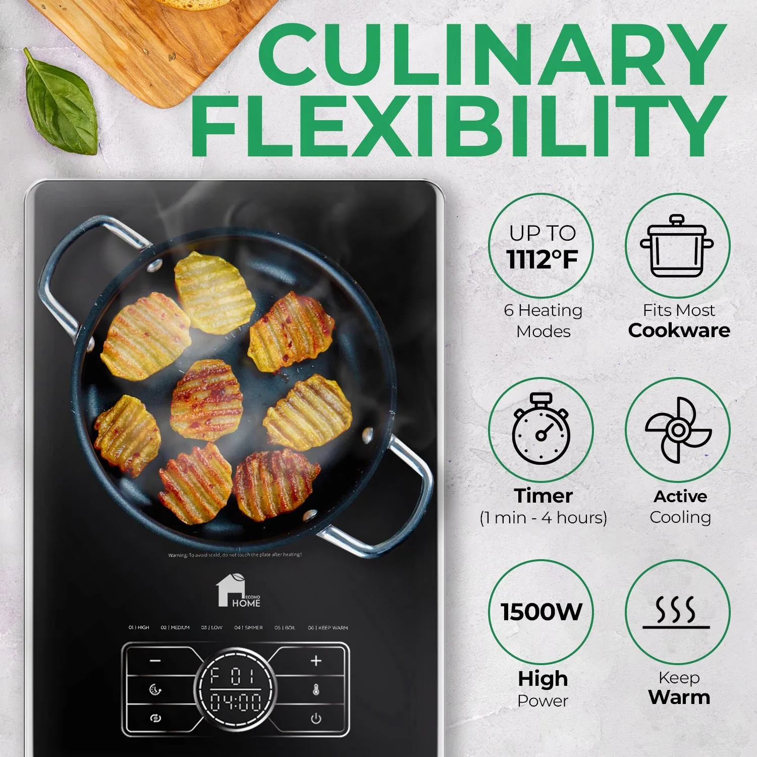 Superconductor Portable Cooktop