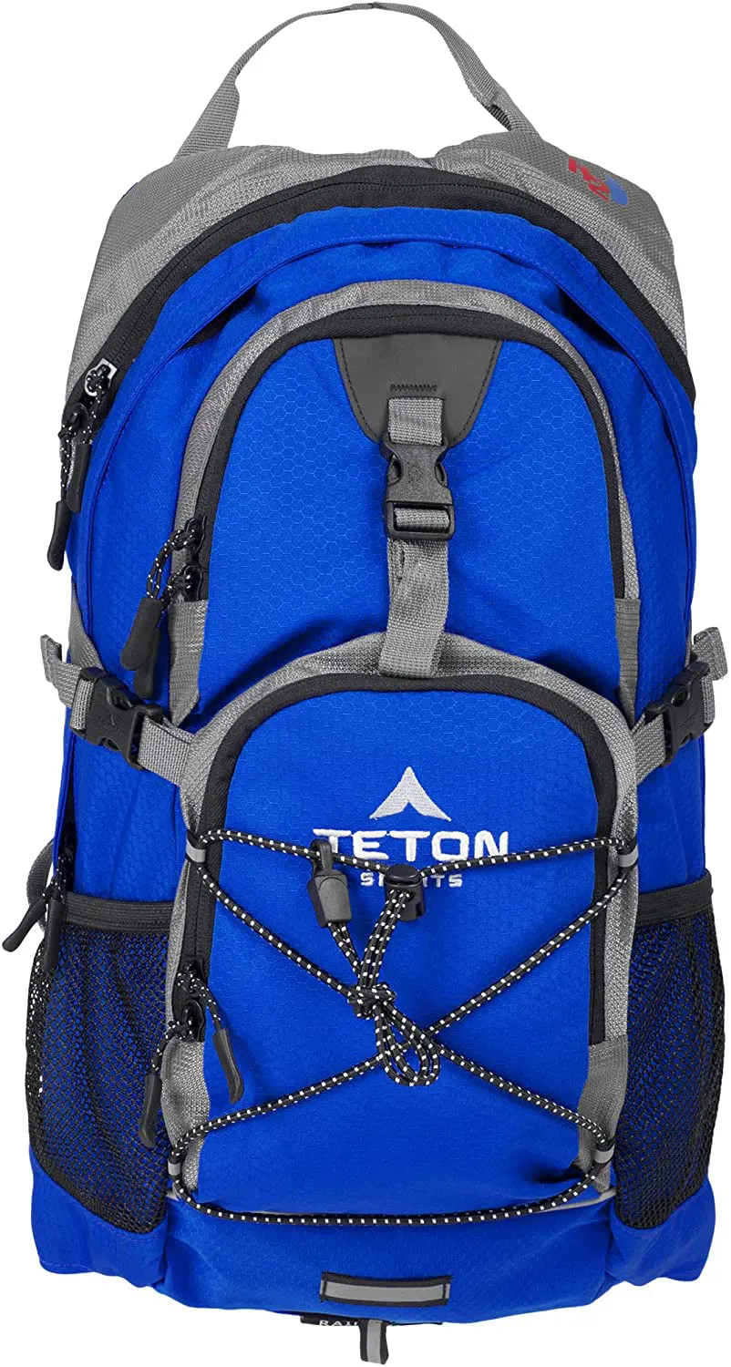 TETON Sports Oasis 1100 Hydration Pack; Free 2-Liter Hydration Bladder; For Backpacking, Hiking, Running, Cycling, and Climbing; Black