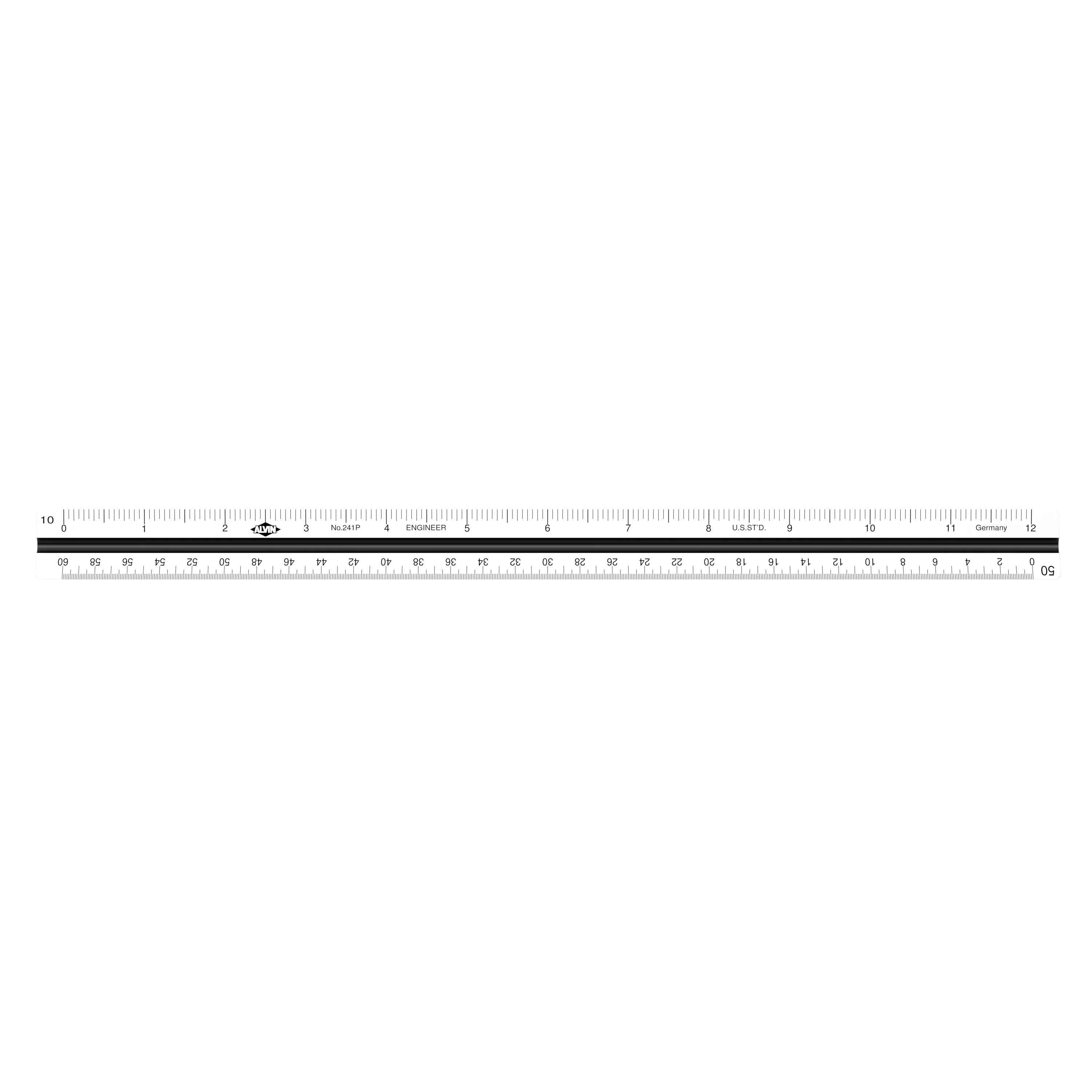 Triangular Scale Engineer 12" Plastic