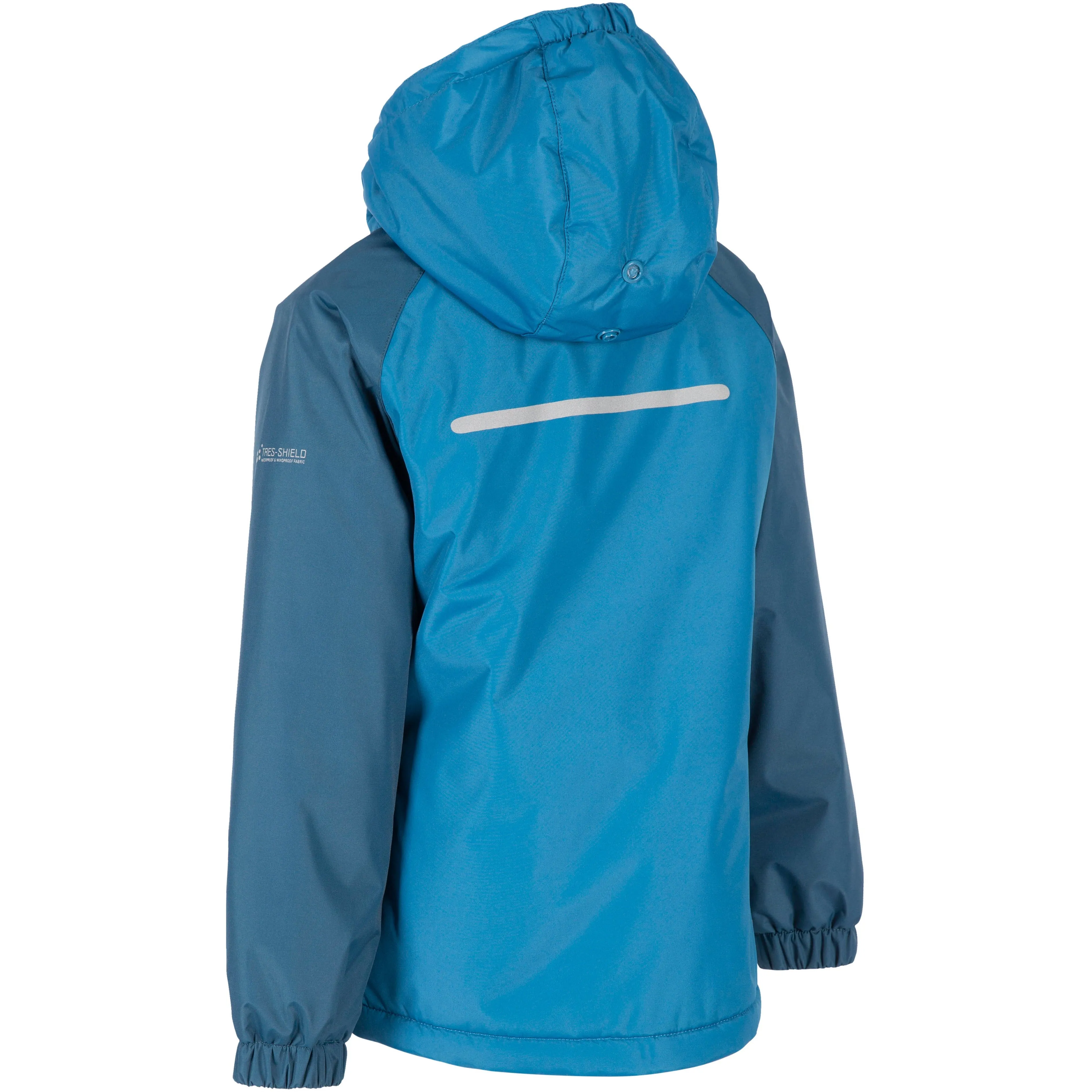 Tuneful Girls' Padded Waterproof Rain Jacket in Rich Teal