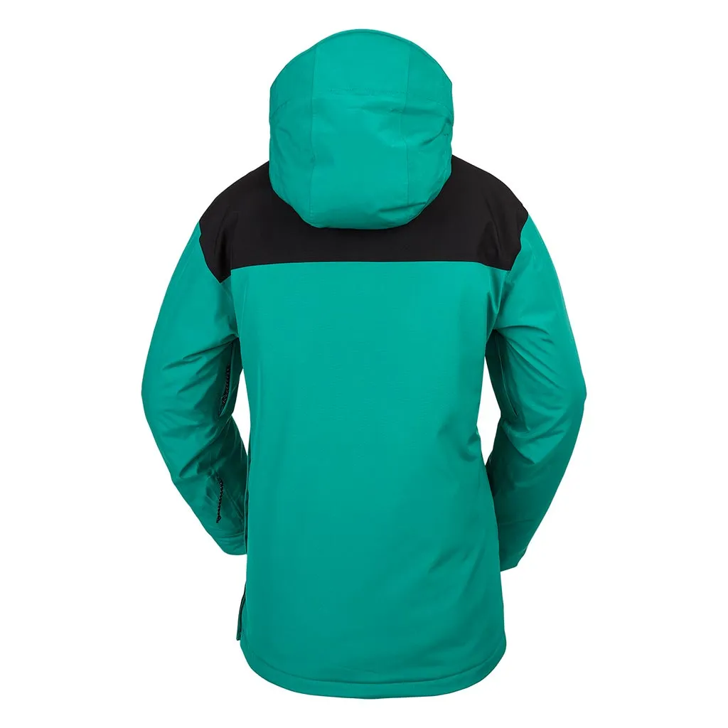 Volcom 2024 Womens Fern Insulated Gore-Tex Pullover - Vibrant Green