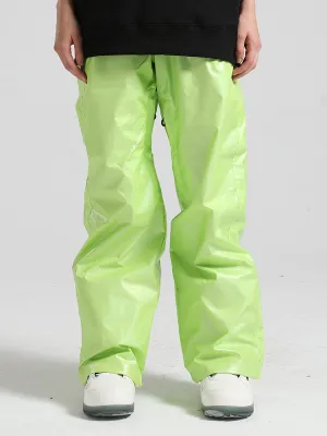 Women's Yellow Ski Pants