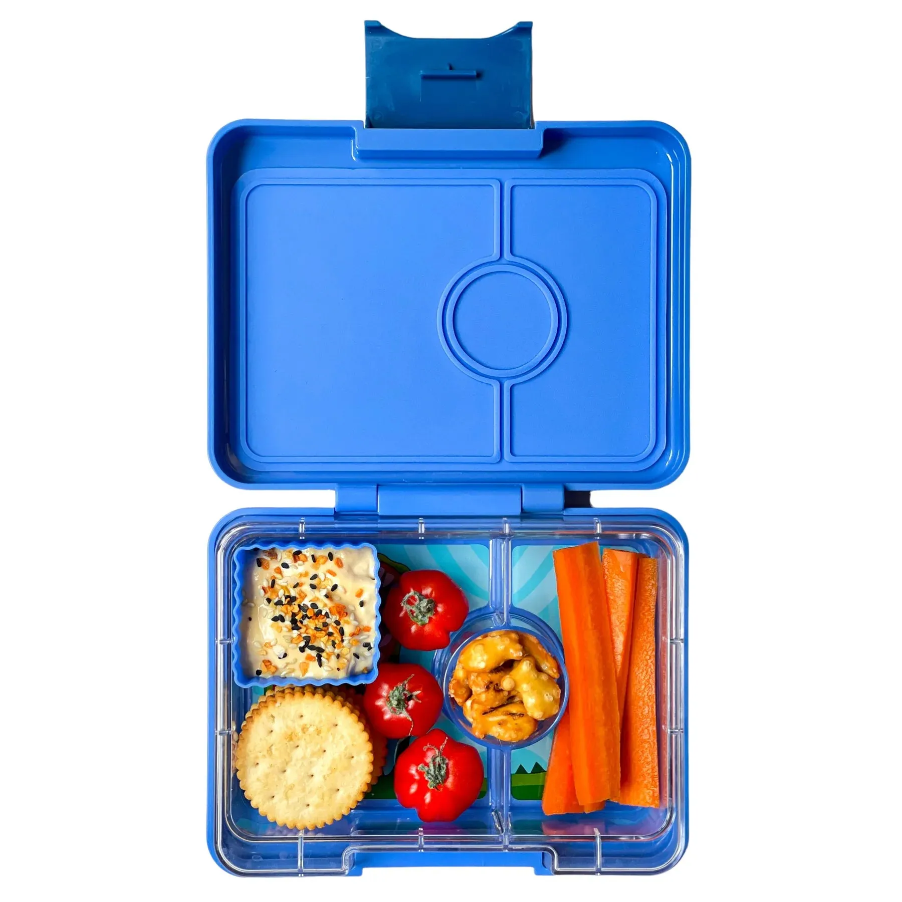 Yumbox Snack Box - Surf Blue - Dinosaur